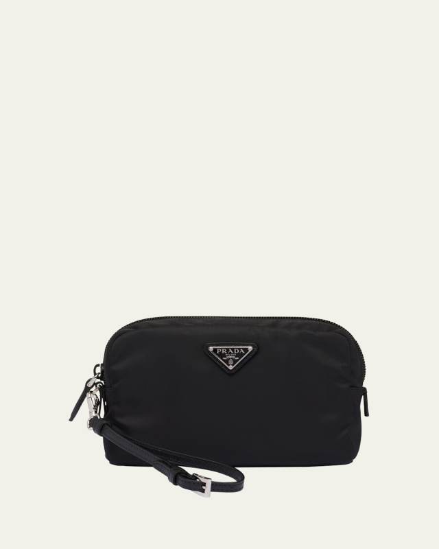 Small Nylon Cosmetic Pouch Bag
